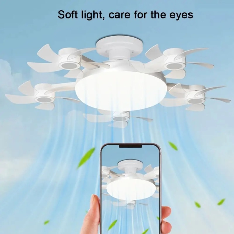 Drone Beacon Light - Lampu Kipas Angin Plafon LED Kreatif