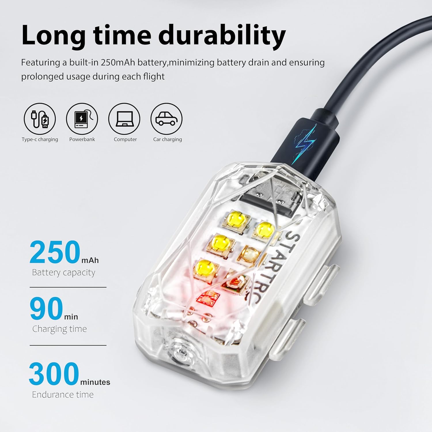 Lampu Strobo Drone STARTRC Lam - Drone Power Bank ulasan dan harga