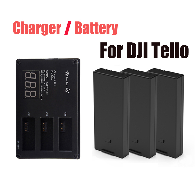 Pengisi Daya Baterai DJI Tello - Drone Power Bank ulasan dan harga
